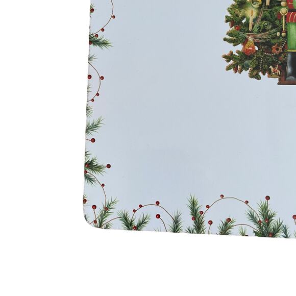 NUTCRACKER Cork Backed Hard Christmas Placemats 12x16 Set of 4 Holiday New - Picture 5 of 8
